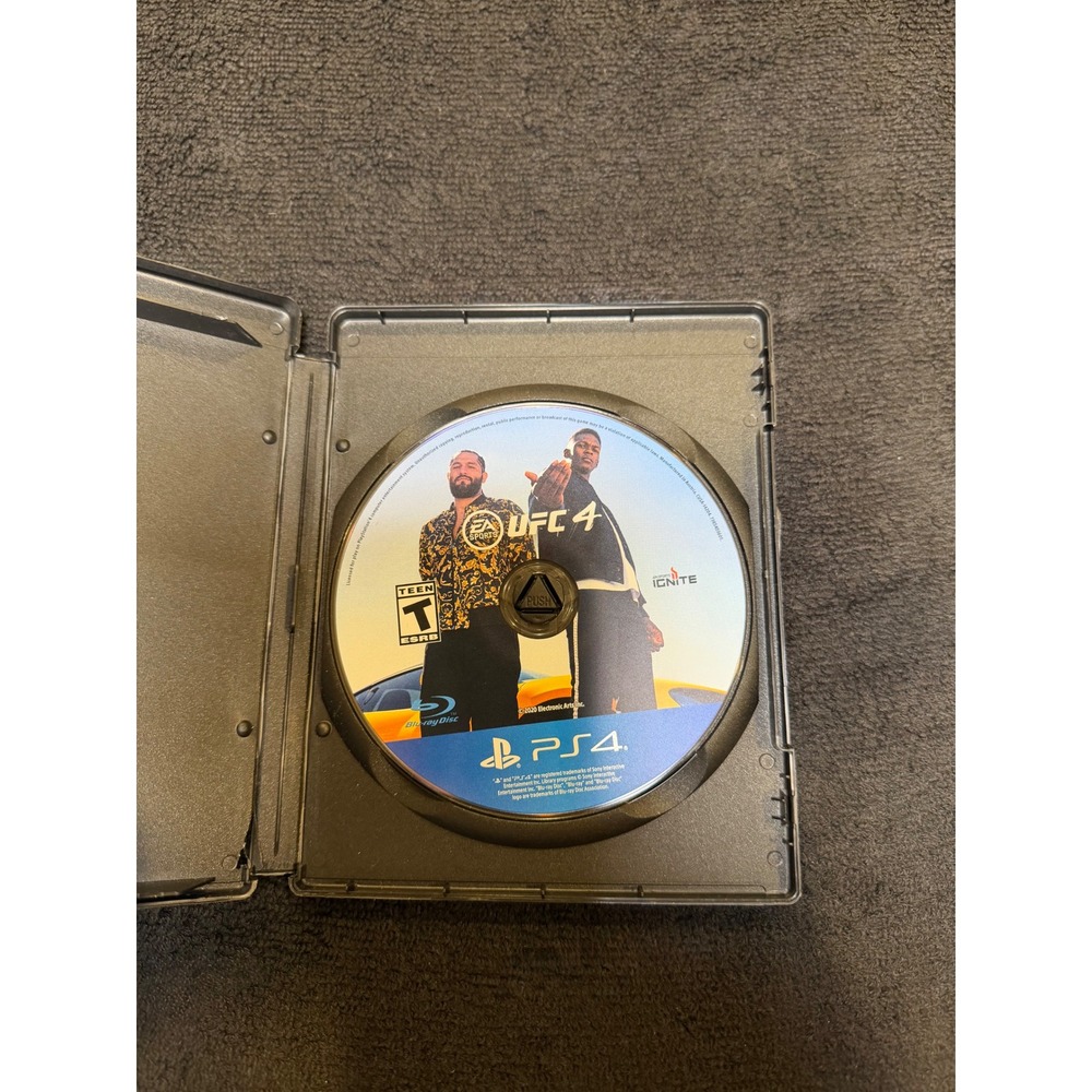 EA Sports UFC 4 Sony PlayStation 4 PS4 MMA Fighting Game Disc Only
